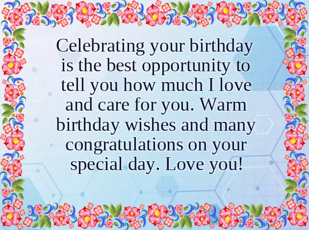 Happy Birthday Wishes To Girlfriend