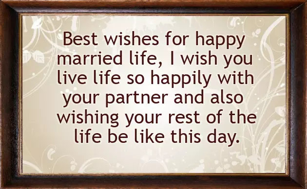 Marriage Congratulations