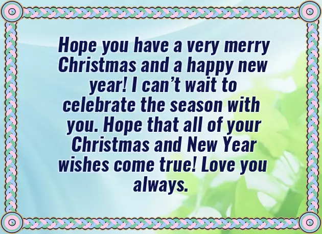 Wishing Merry Christmas And New Year Messages Wishing Merry Christmas And New Year Messages