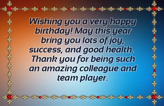 Coworker Birthday Wishes Coworker Birthday Wishes