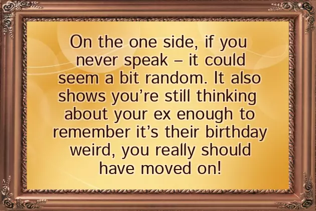 Happy Birthday Text To Ex Boyfriend