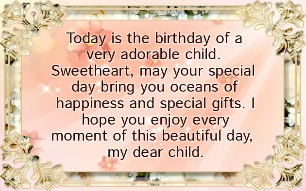 Bday Quotes For Kids