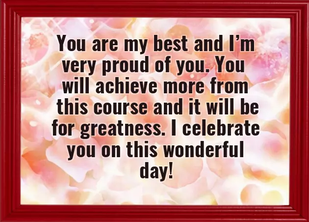 Graduation Message For Classmates