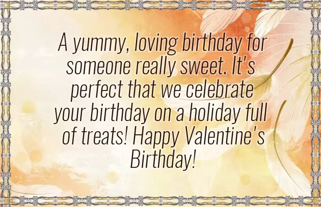 Happy Birthday To My Valentine Baby Happy Birthday To My Valentine Baby