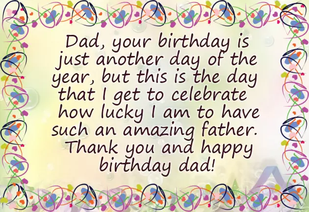 Birthday Quotes From Daughter To Father