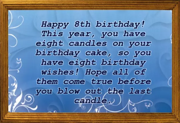 Happy 8Th Bday Happy 8Th Bday