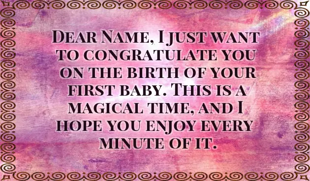 Congratulations Message To New Mother