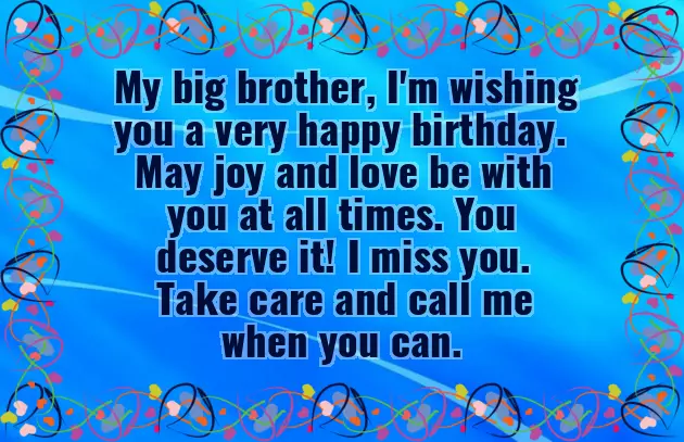 Few Lines For Brother Birthday Few Lines For Brother Birthday