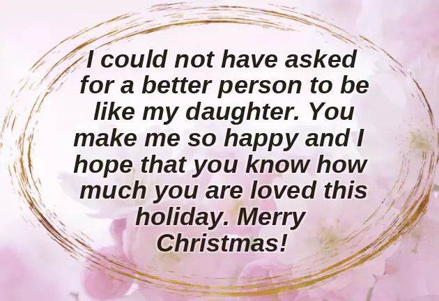 Christmas Greetings For Daughter Christmas Greetings For Daughter