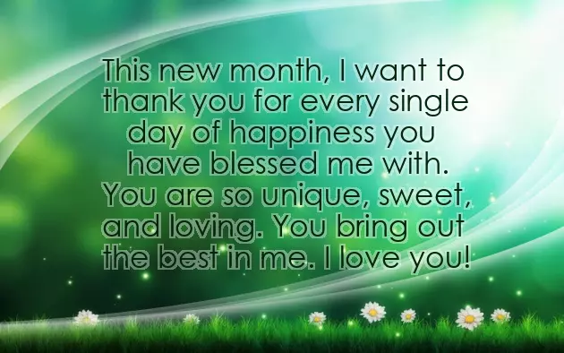 New Month Messages For Husband