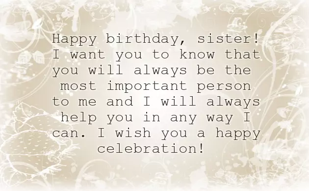 Birthday Little Sister