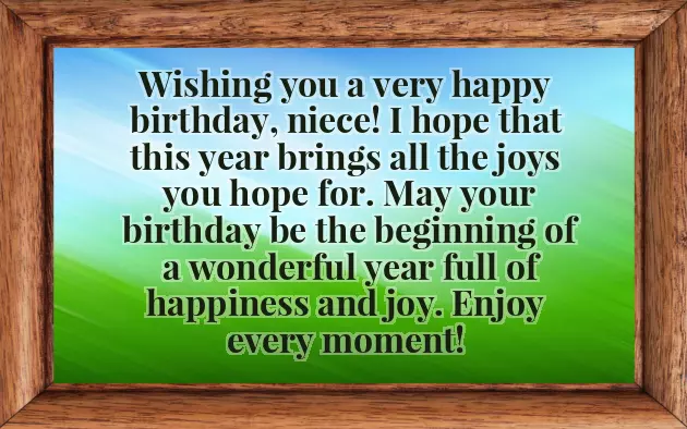 Birthday Wishes For Niece 18Th Birthday