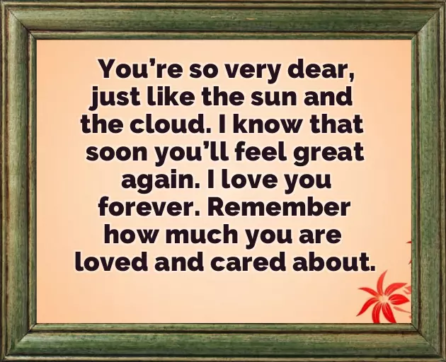 Sweet Get Well Messages For Her