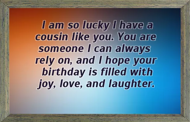 Birthday Wishes For My Cousin Girl
