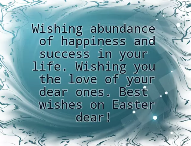 Easter Weekend Greetings