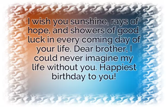 Birthday Wishes For Best Friend Like Brother