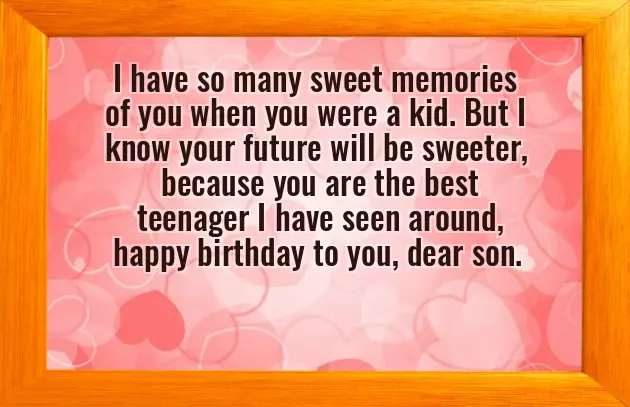 Birthday Wishes For Son 17Th Birthday