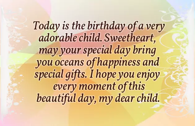 Birthday Blessing For Little Girl