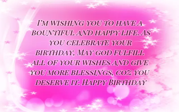 Biblical Birthday Wishes For A Niece