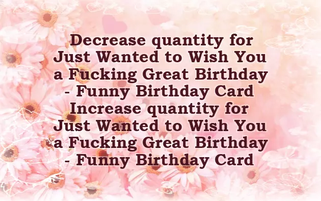 Cheeky Birthday Cheeky Birthday