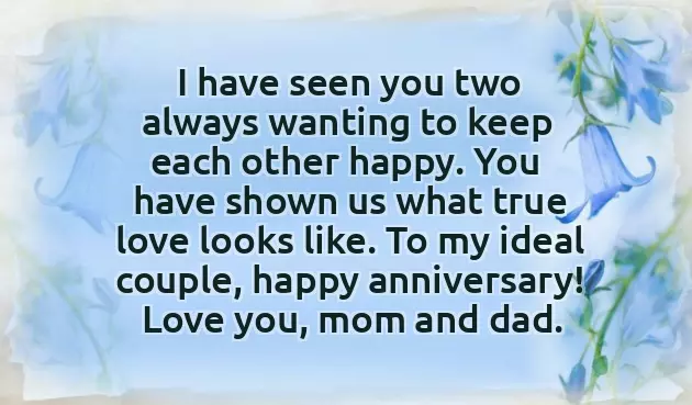 Mom Dad Anniversary Status In English