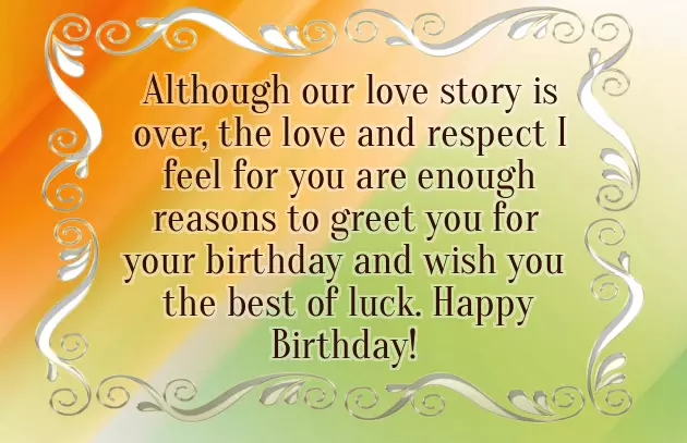 Birthday Wishes To Your Ex Boyfriend You Still Love