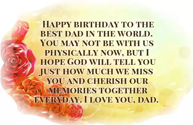 Birthday Wishes For Late Dad
