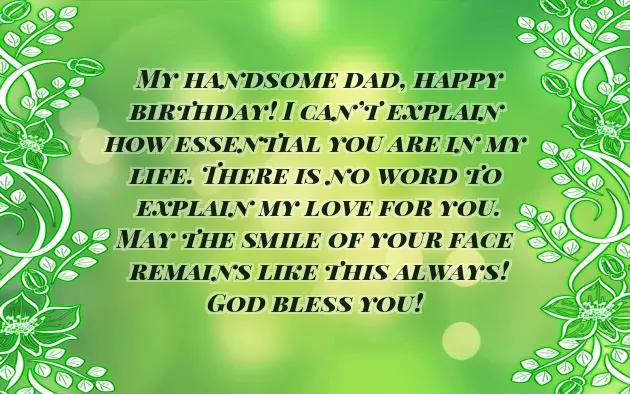 Bday Msg For Dad
