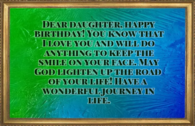 Birthday Wishes For Daughter From Parents