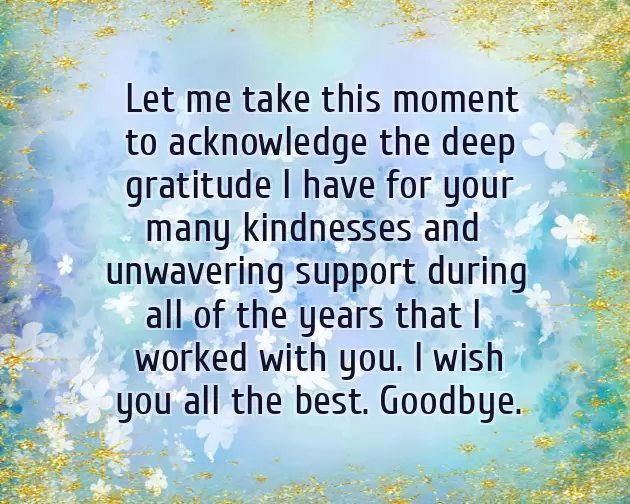 Wishing Someone Well In Their New Job