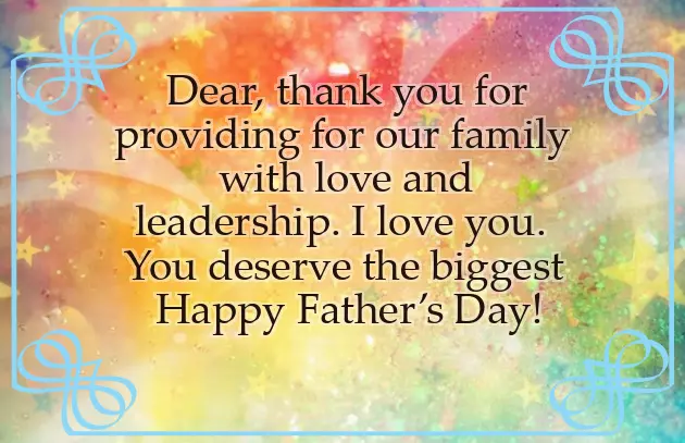 Touching Fathers Day Message Touching Fathers Day Message