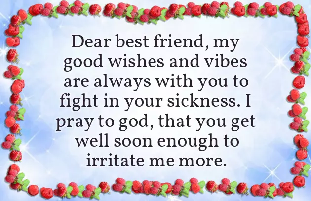 Get Well Wishes For A Friend