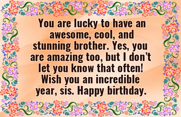 Sister Love Birthday Wishes