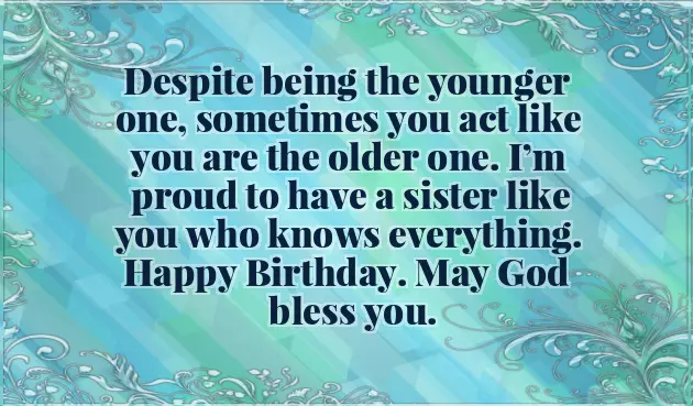Birthday Wishes For Irritating Sister Birthday Wishes For Irritating Sister