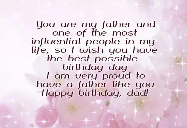 Birthday Quotes On Dad