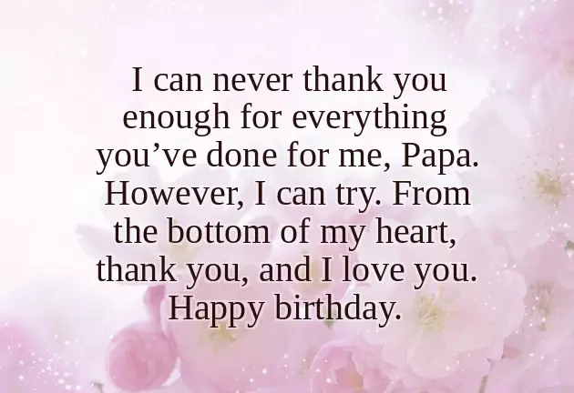 Birthday Thought Papa Birthday Thought Papa