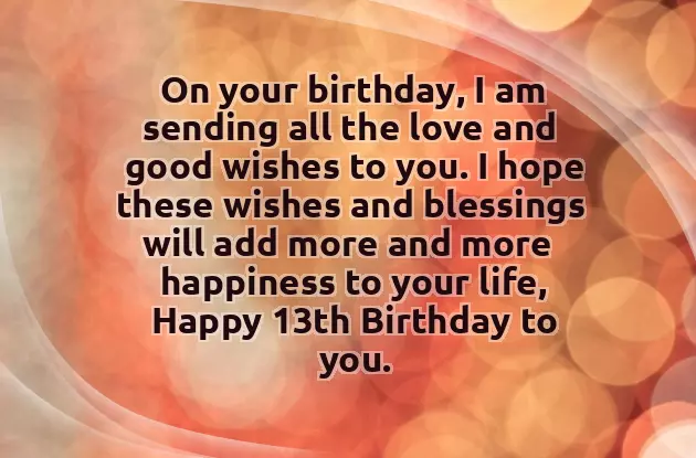 Birthday Wishes For Son Turning 13