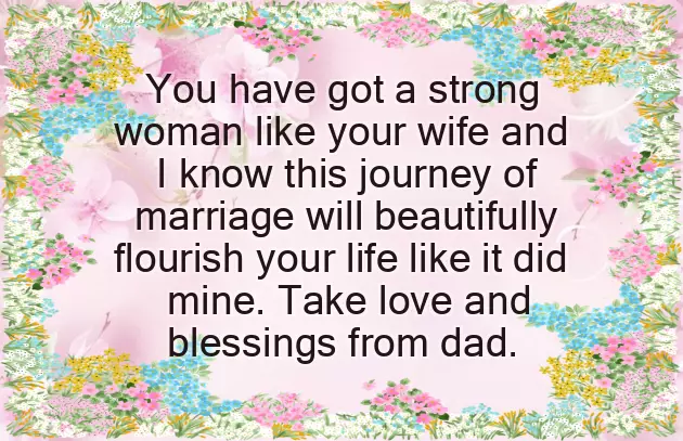 Wedding Wishes From Parents To Bride And Groom