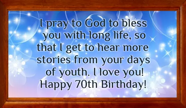 70Th Birthday Quotes