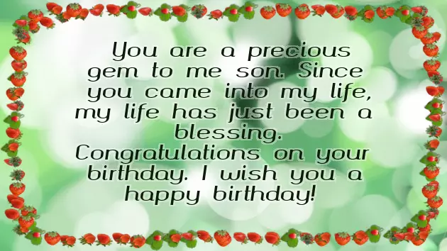 Bible Birthday Wishes For Son