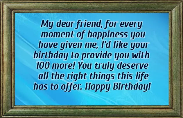 Excellent Birthday Wishes