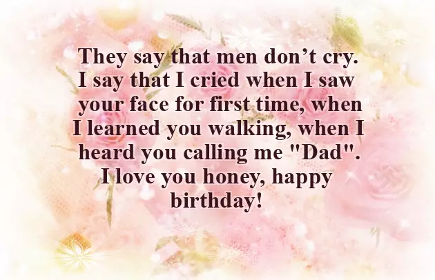 Short Birthday Wishes For Dad From Daughter Short Birthday Wishes For Dad From Daughter