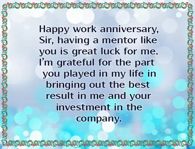 Work Anniversary Congratulations To Boss Work Anniversary Congratulations To Boss