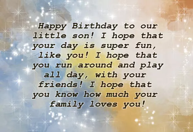 Birthday Wishes For 5Yrs Boy