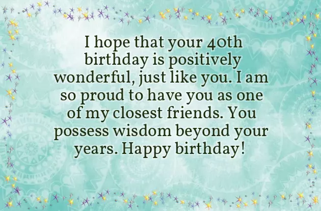 Funny 40Th Birthday Wishes For Husband