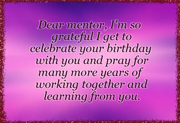 Nice Birthday Wishes For Boss