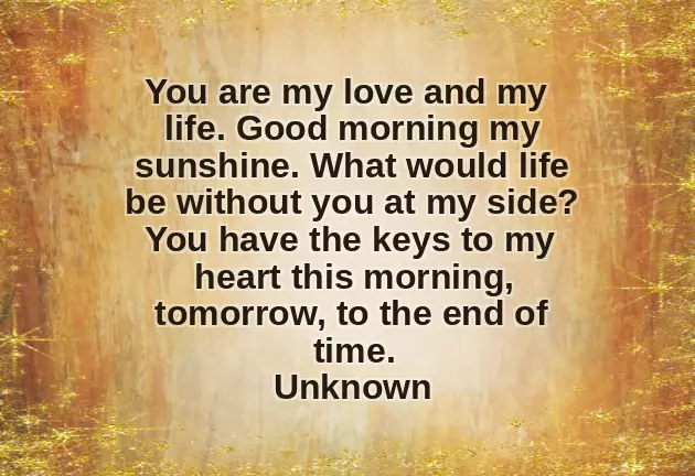 Short Morning Greetings