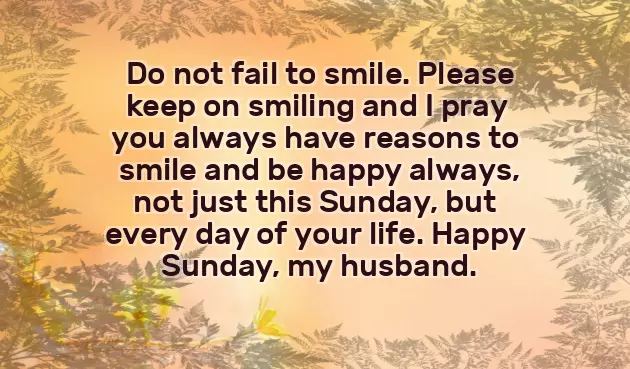 Good Morning Sunday Love Message