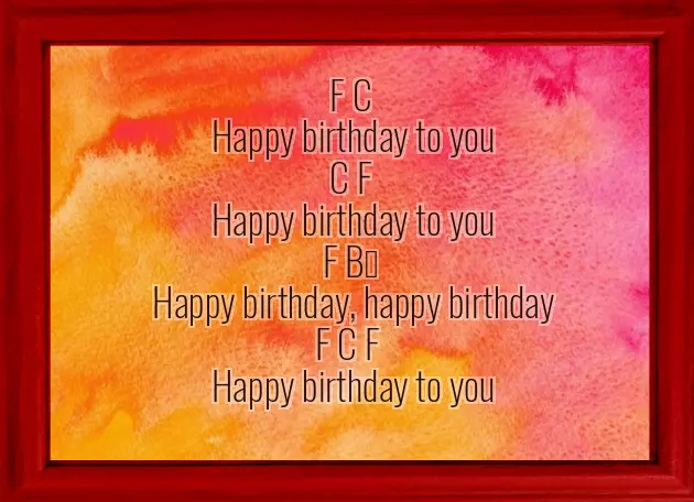 Happy Birthday Keyboard