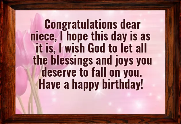 Birthday Wishes For My Niece